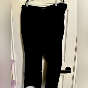EUC LANE BRYANT Black Slacks- The Right Fit Size 4 (20) (Blue Circle) Curvy Adj